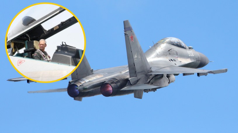 Amerykański generał Sił Powietrznych latał rosyjskim myśliwcem Su-30. Jakie jest drugie dno tych ćwiczeń wojskowych? /Twitter: Bulgarianmilitary /123RF/PICSEL
