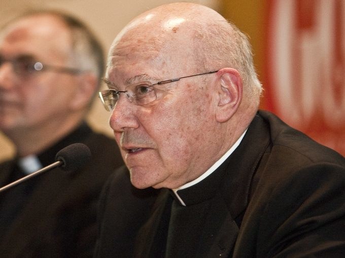 Amerykański kardynał William Joseph Levada /Fot. Wojciech Pacewicz /PAP