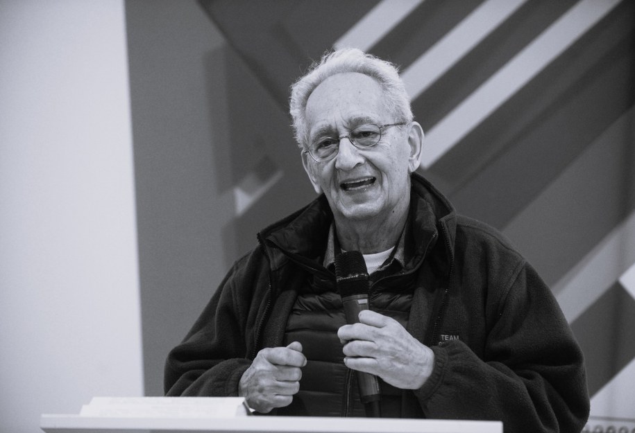 Amerykański malarz i grafik, pionier ekspresjonizmu abstrakcyjnego Frank Stella / Jakub Kamiński    /PAP