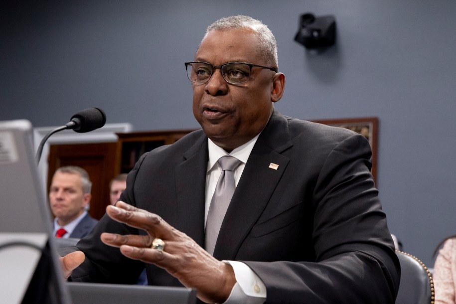 Amerykański minister obrony Lloyd Austin /MICHAEL REYNOLDS    /PAP/EPA