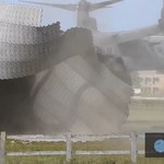 Amerykański Osprey zdmuchnął lądowisko dla helikopterów