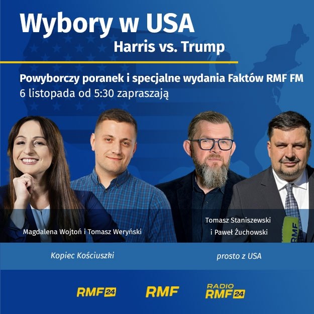 Amerykański powyborczy poranek, 6 listopada 2024 /Grafika RMF FM