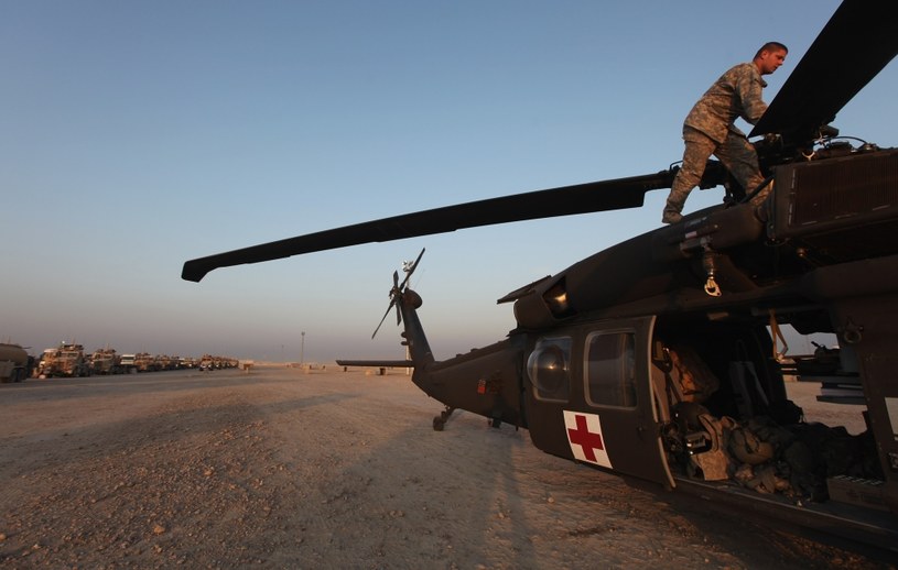 Amerykański śmigłowiec ewekuacji medycznej w Afganistanie /Getty Images/Flash Press Media