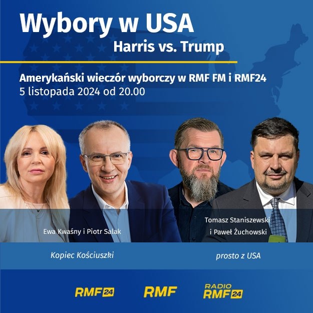 Amerykański wieczór wyborczy, 5 listopada 2024 /Grafika RMF FM