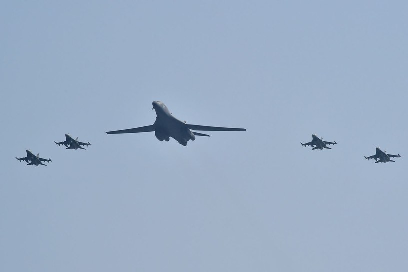 Amerykańskie bombowce B-1B Lancer /AFP