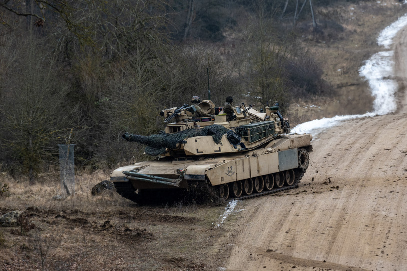 Amerykańskie czołgi M1 Abrams /ARMIN WEIGEL/ DPA dpa Picture-Alliance via AFP /AFP