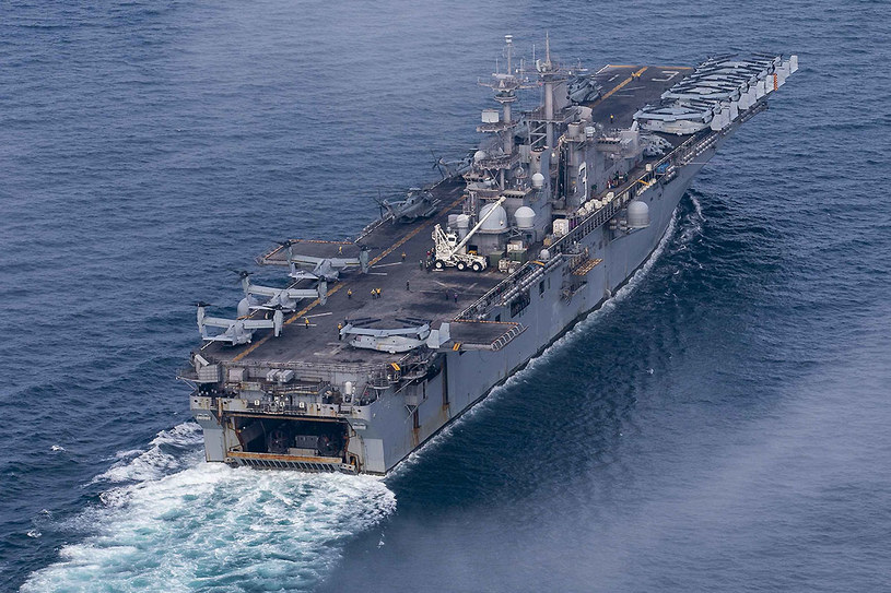 Amerykańskie okręty desantowy USS Wasp /Wikipedia
