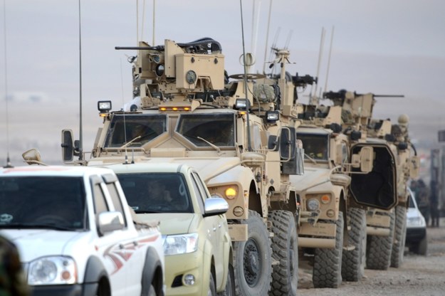 Amerykańskie pojazdy w Iraku /	AA/ABACA /PAP/EPA