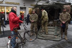 Amerykańskie pojazdy wojskowe w Łodzi