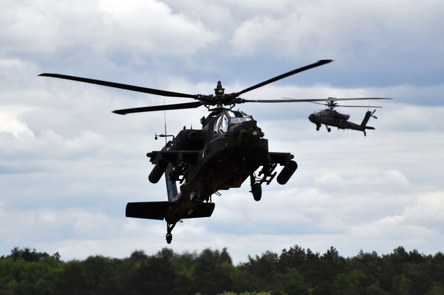 Amerykańskie śmigłowce AH-64 Apache /	Marcin Bielecki   /PAP