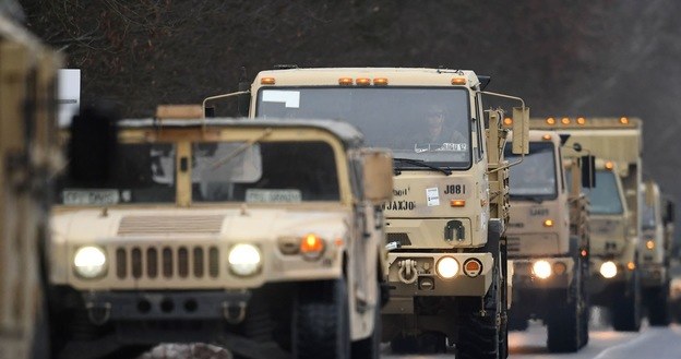 Amerykańskie wojsko ma w Polsce pod górkę /AFP