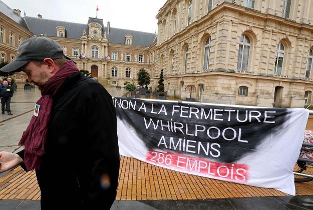 Amiens - demonstracja zwalnianych pracowników Whirlpoola /AFP
