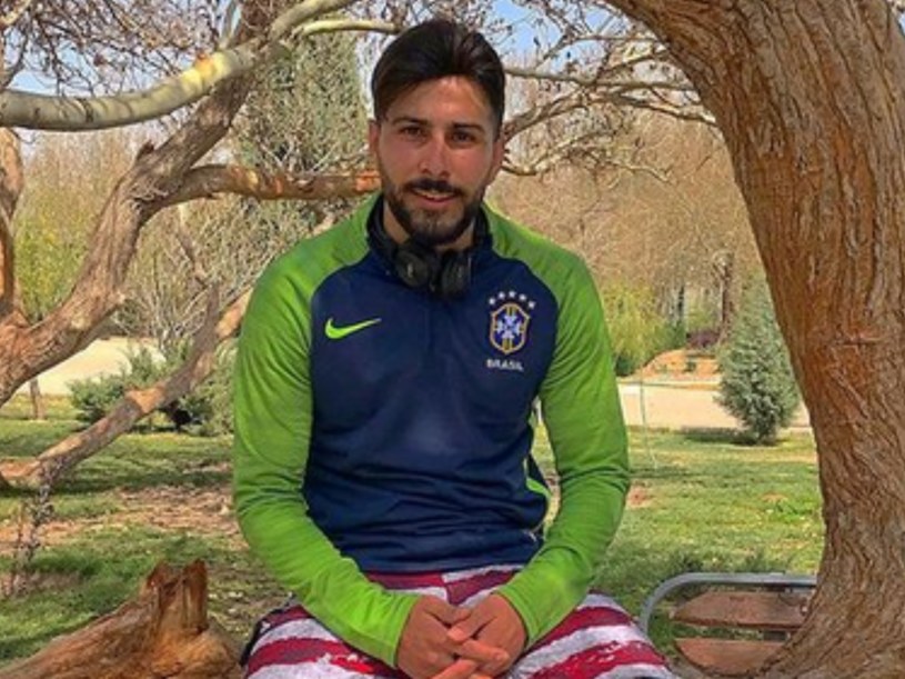 Amir Nasr-Azadani piłkarz z Iranu kazany na karę śmierci przez powieszenie /@amirnasrazadaani/ /Instagram