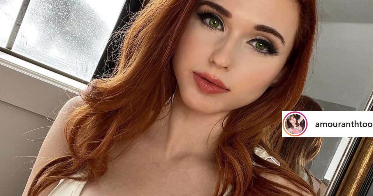 Amouranth - fragment zdjęcia zamieszczonego w serwisie Instagram.com na profilu @amouranth /materiały źródłowe