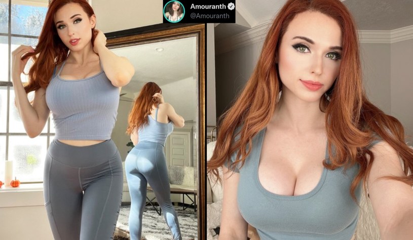 Amouranth - zdjęcia zamieszczone w serwisie Twitter.com/na profilu @Amouranth /materiały prasowe