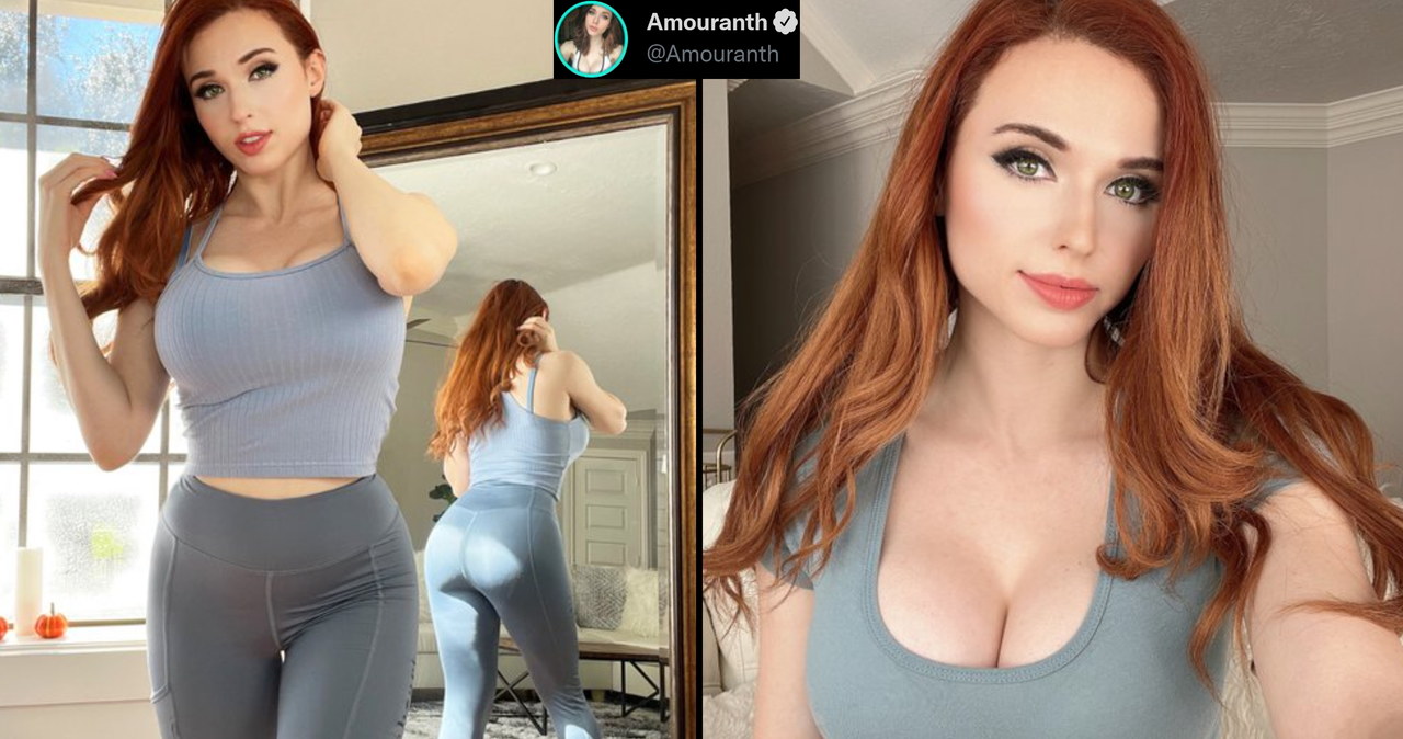 Amouranth - zdjęcia zamieszczone w serwisie Twitter.com/na profilu @Amouranth /materiały prasowe