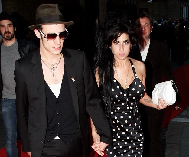 Amy Winehouse z byłym mężem fot. Dave Hogan /Getty Images/Flash Press Media