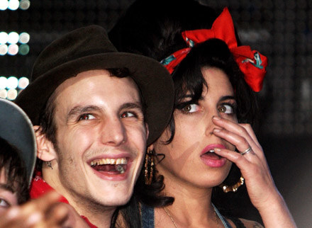 Amy Winehouse z mężem fot. Dave Hogan /Getty Images/Flash Press Media