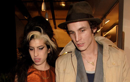 Amy Winehouse z mężem fot. Dave M. Benett /Getty Images/Flash Press Media