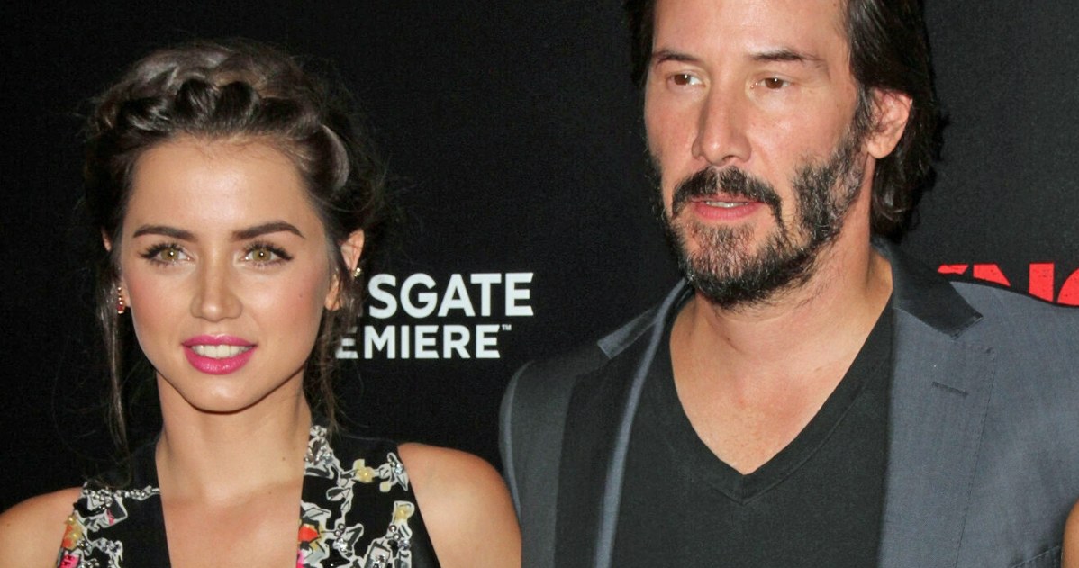 Ana de Armas i Keanu Reeves /Martin Sloan/Photoshot /Reporter