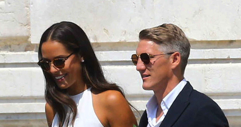 Ana Ivanović i Bastian Schweinsteiger, ślub cywilny /People Picture/REX/Shutterstock /East News