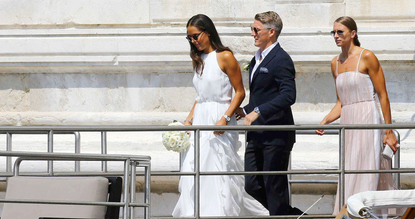 Ana Ivanović i Bastian Schweinsteiger, ślub cywilny /People Picture/REX/Shutterstock /East News