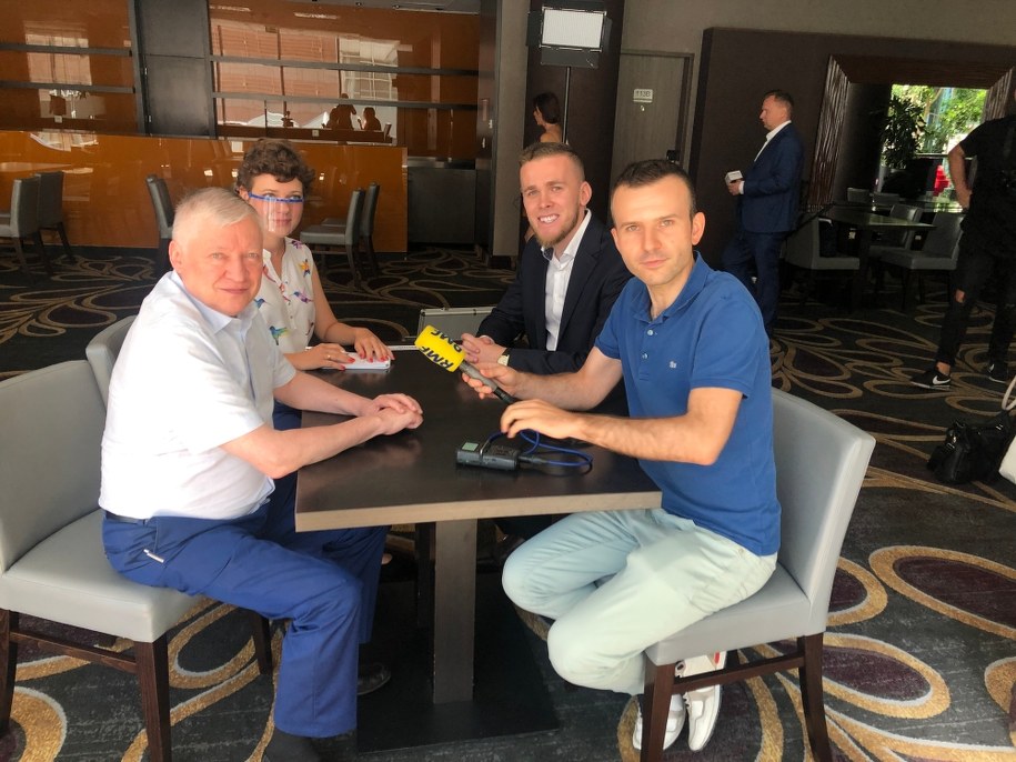 Anatolij Karpow podczas rozmowy z Michałem Dobrołowiczem /Michał Dobrołowicz /RMF FM