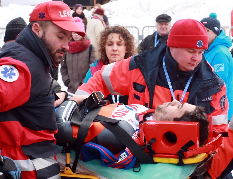 Anders Bardal miał wypadek /Grzegorz Momot /PAP