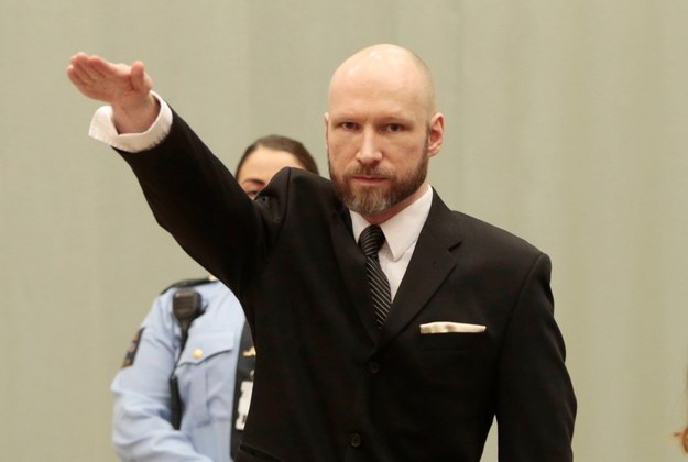 Anders Behring Breivik na zdjęciu z 2017 roku /Lise Aaserud / NTB scanpix /PAP