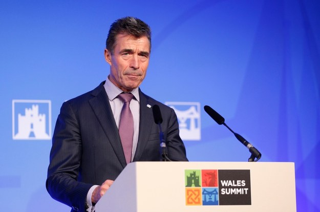 Anders Fogh Rasmussen /YOAN VALAT  /PAP/EPA