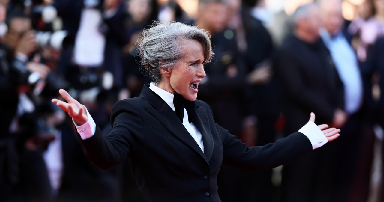 Andie MacDowell w Cannes w 2025 roku /Andreas Rentz / Staff /Getty Images
