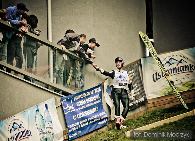 &nbsp; Adam Małysz podczas jednego z konkursów letniej Grand Prix /fot. Dominik Modrzyk /Gorąca Linia RMF FM