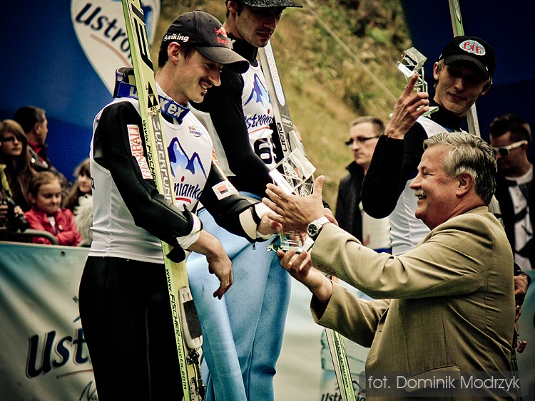 &nbsp; Adam Małysz podczas jednego z konkursów letniej Grand Prix /fot. Dominik Modrzyk /Gorąca Linia RMF FM