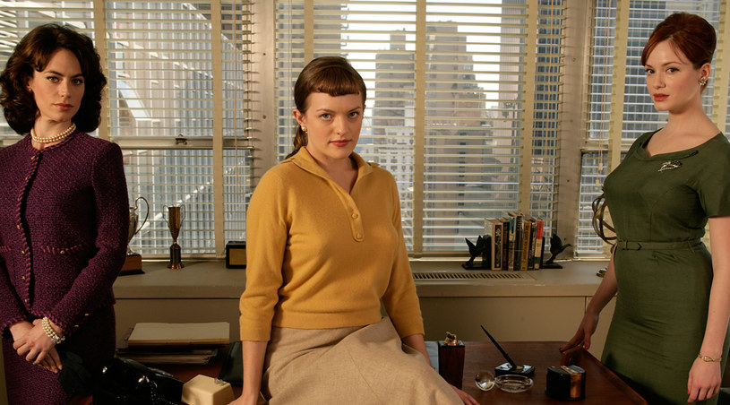 &nbsp; Aktorka w serialu "mad Men" gra Peggy Olsen - sekretarkę, która uporem pracy awansowała w firmie zdominowanej przez mężczyzn. /materiały prasowe