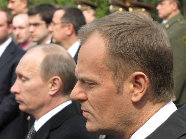 &nbsp; &nbsp; /Tusk i Putin w Katyniu /RMF FM