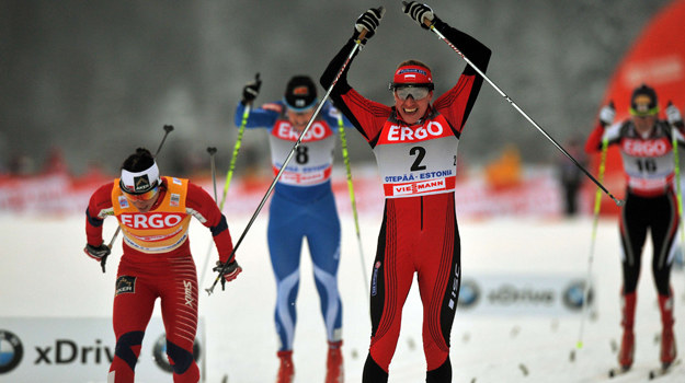 Justyna Kowalczyk wygrała sprint w Otepaeae /AFP