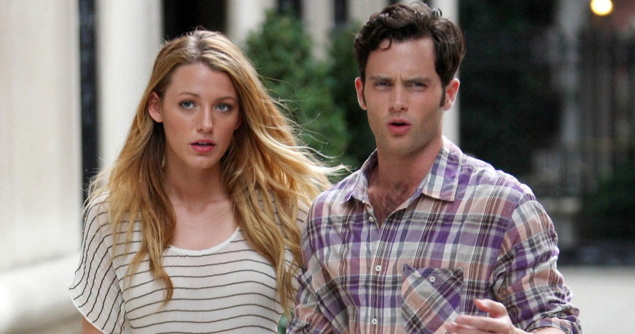 &nbsp; Blake Lively (Serena van der Woodsen) i Penn Badgley (Dan Humphrey) /materiały prasowe