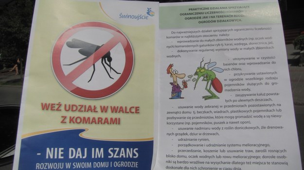 &nbsp; Broszura na temat walki z komarami /Michał Fit /RMF FM