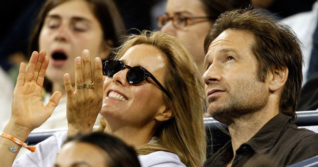 &nbsp; David Duchovny i Tea Leoni /AFP