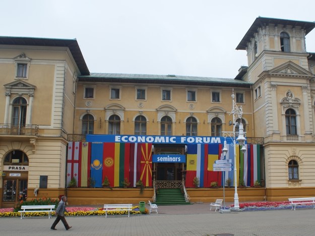 &nbsp; Forum Ekonomiczne w Krynicy zgromadziło wielu polityków i ekonomistów /Jacek Skóra /RMF FM