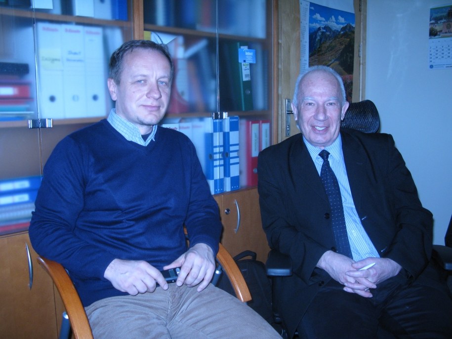 &nbsp; Jan Derkacz i prof. Andrzej Dziech /Grzegorz Jasi?ski /RMF FM