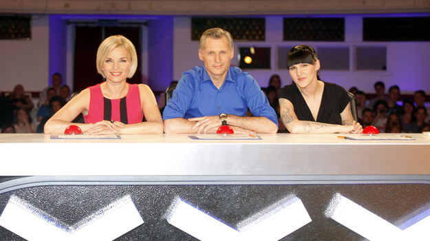 Łowi talenty zawodowo Jury "Mam talent". Od lewej: Małgorzata Foremniak, Robert Kozyra, Agnieszka Chylińska /AKPA