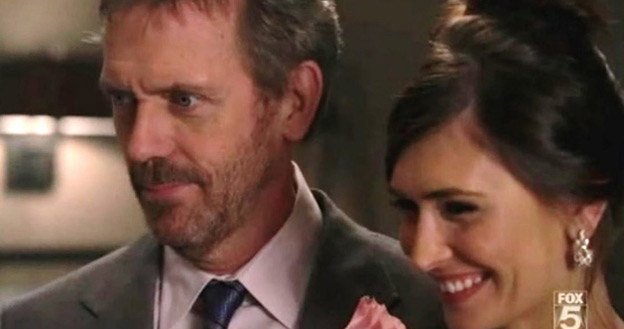 &nbsp; Karolina Wydra i Hugh Laurie w serialu "Dr House" /Splashnews