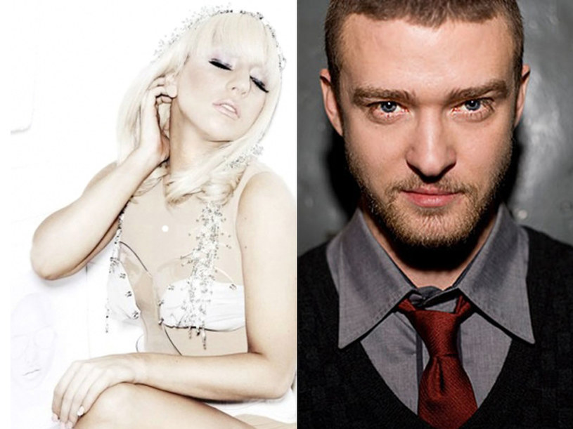 &nbsp; Lady Gaga i Justin Timberlake /materiały prasowe