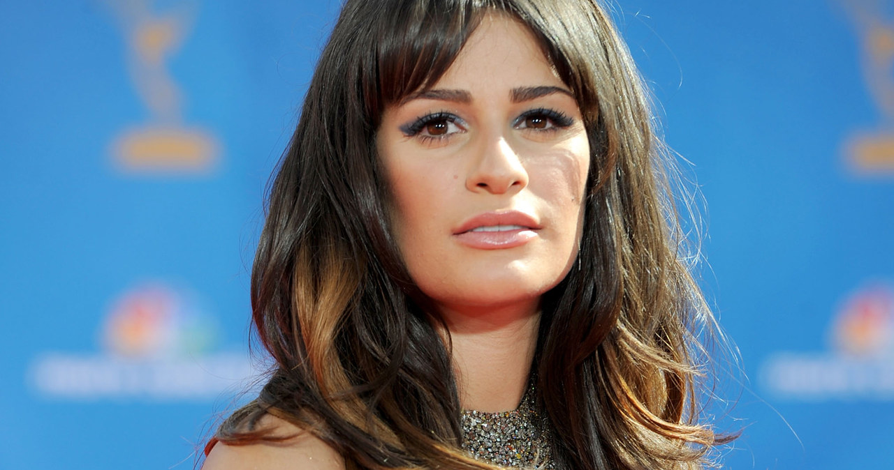 &nbsp; Lea Michele podczas tegorocznej gali rozdania nagród Emmy /Frazer Harrison /Getty Images/Flash Press Media