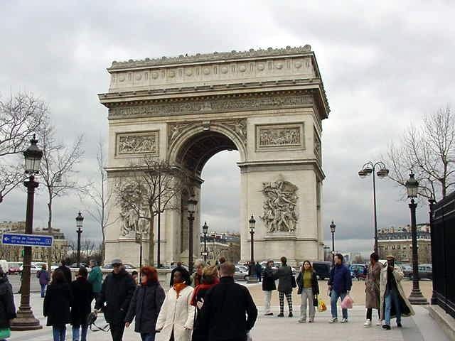 &nbsp; Łuk Triumfalny na Polach Elizejskich /Marek Gładysz /RMF FM