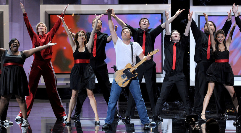 &nbsp; Obsada "Glee" na otwarciu ceremoni Emmy /Kevin Winter /Getty Images/Flash Press Media