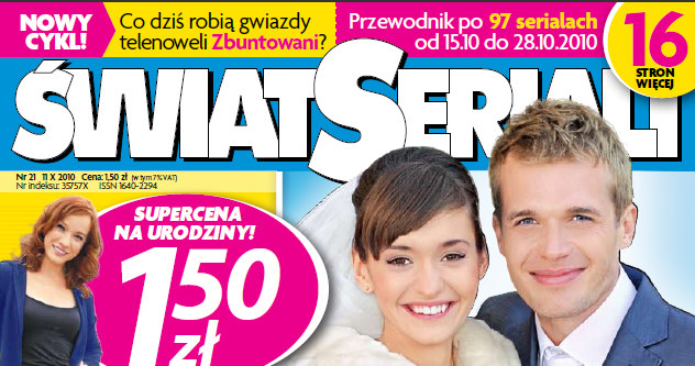 &nbsp; Okładka nowego numeru /Świat Seriali