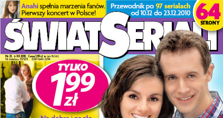 &nbsp; Okładka nowego numeru /Świat Seriali