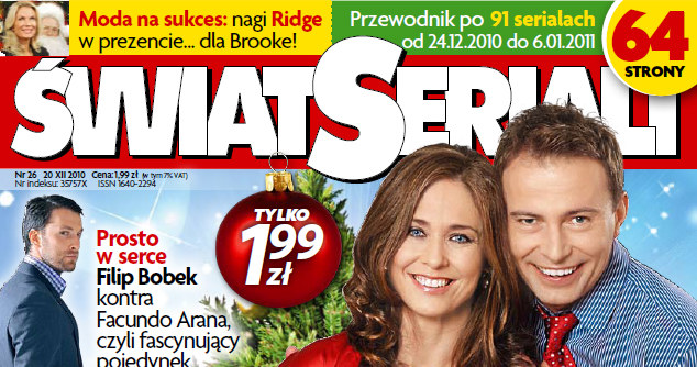 &nbsp; Okładka nowego numeru /Świat Seriali